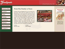 Tablet Screenshot of frantones.com